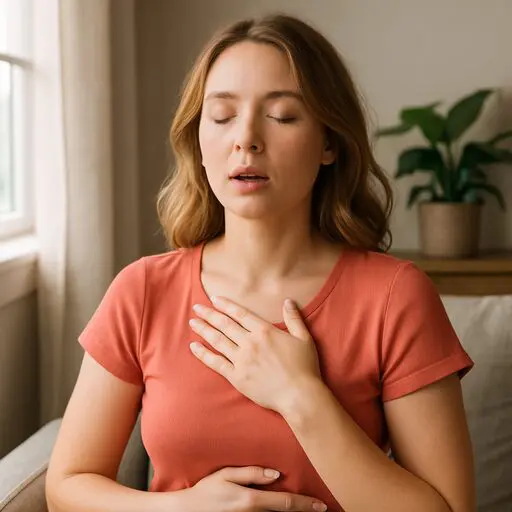 Begin with a slow breath